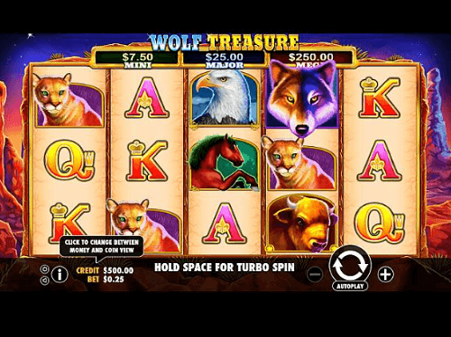 Wolf Treasure Pokies Australia