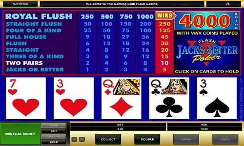 Video Poker Jacks or Better