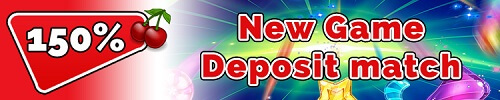 New Games 150% Match Bonus