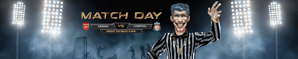 Match Day Arsenal vs Liverpool Banner