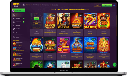 Bizzo Casino Gaming Selection Bizzo Casino Gaming Selection
