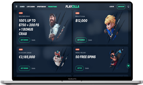 Playzilla Casino Welcome Offer