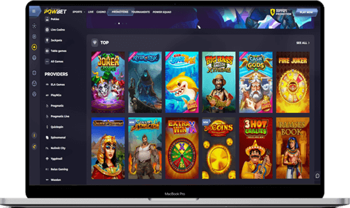 Powbet Casino Games