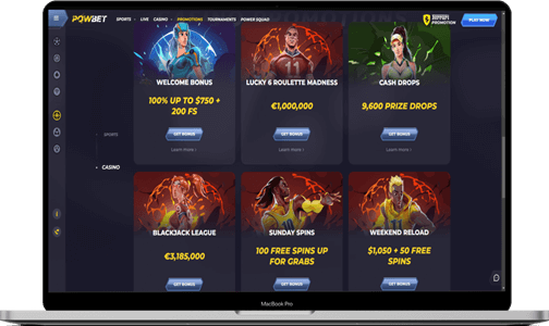 Powbet Casino Bonus Codes