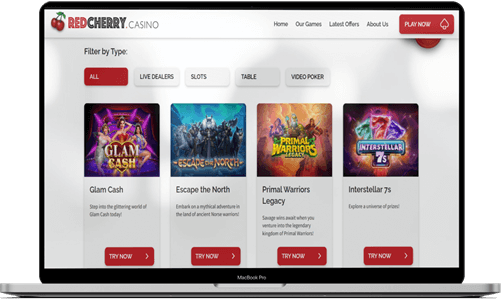 Red Cherry Casino Slots, Games, and Software