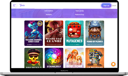 Game Selection at Tsars Casino