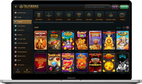 Talismania Casino Games