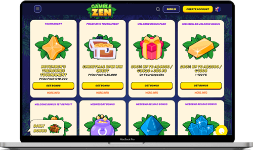 Gamblezen Casino Bonuses