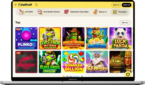 Game Selection at FatFruit Casino