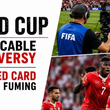 World Cup Live: Camera Cable Controversy and Embolo Red Card Leave Fans Fuming
